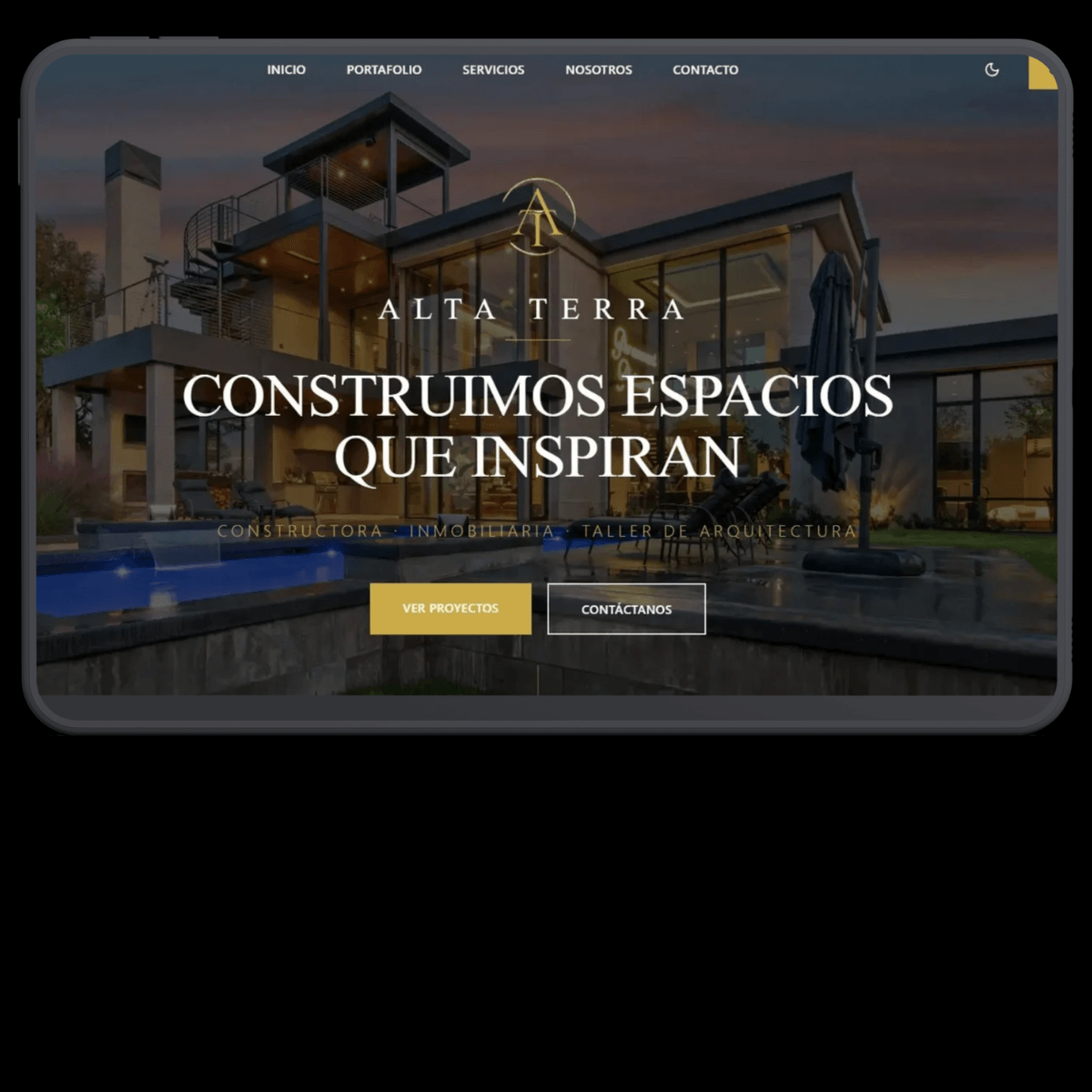 Alta Terra — Constructora tablet
